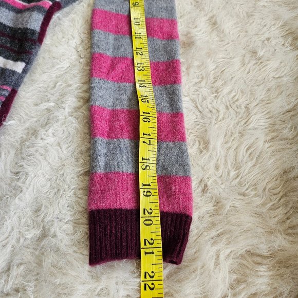 Artisan NY Women's Multi Colour Merino Wool Striped Sweater M - Picture 6 of 8